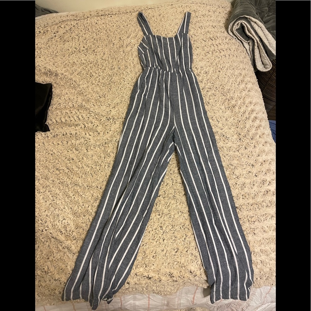 XS/Size 2 Striped Jumpsuit